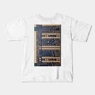 Circuit Board Kids T-Shirt